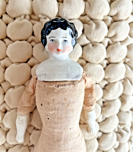 Lindo Muñeco Cabeza China 10" Articulado Marcado Alemania con Vestido De Colección - Imagen 7 de 15