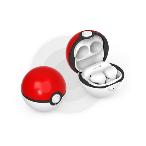 Coque et sangle Samsung Galaxy Buds2/Pro/Live POKEMON Monster Ball 4 types - Photo 23 sur 23
