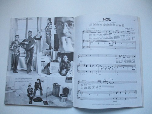 JOHN LENNON - IMAGINE - SONGBOOK / SONG BOOK - PIANO VOCAL GUITAR - SHEET MUSIC - Picture 7 of 7