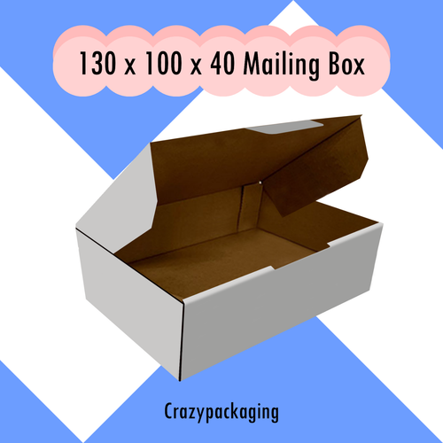White Mailing Box Cardboard Shipping Carton Mailer Parcel Small Medium Large A7 - Picture 15 of 90