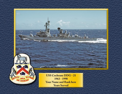 USS Ramage DDG-61 Custom Personalized Print of US Navy Ships Gift  - Bild 12 von 12