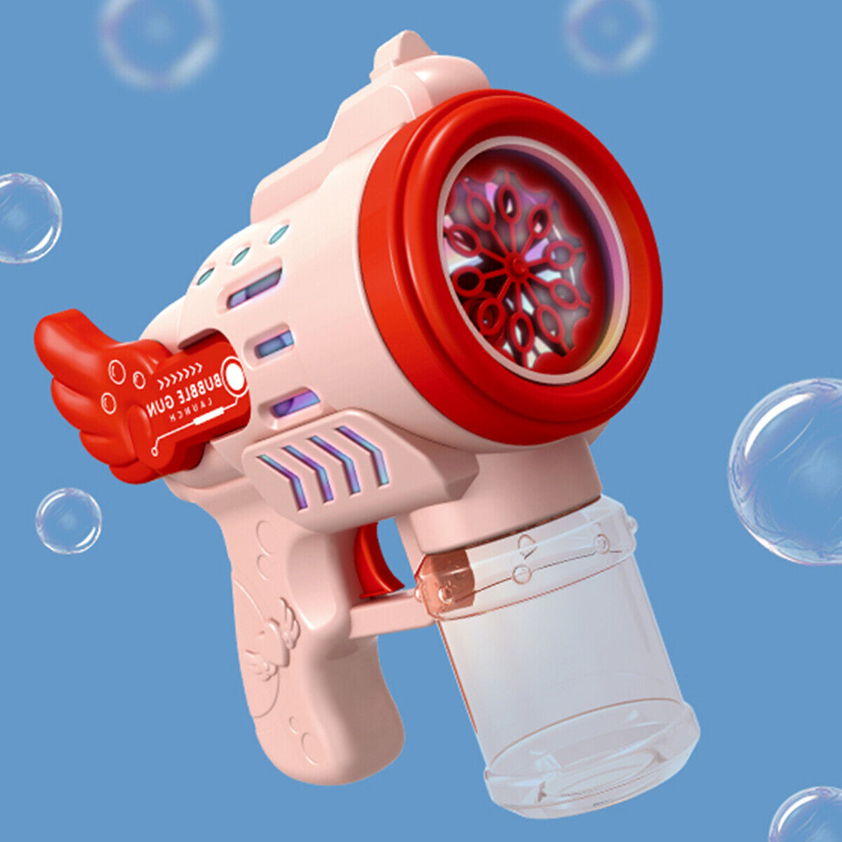 Bubble Machine with 10/12 Holes High Output Electric Bubble Machine Toy TaJkI - Picture 8 of 14