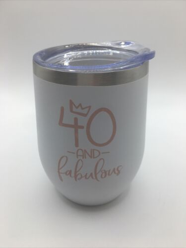 Tumbly - 40th Birthday Tumbler - 40 And Fabulous