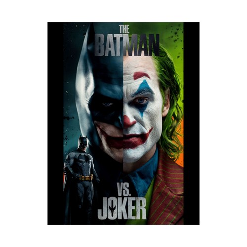 Batman Poster Film - 2 Gesichter Wandbild, Dark Knight Joker Wohndeko Bild Geschenk - Bild 128 von 136