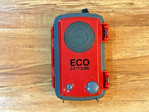 Eco Extreme Waterproof Portable Speaker Red Outdoor Audio