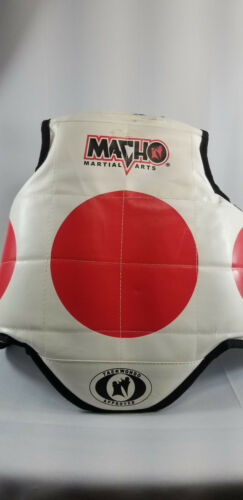 Macho Martial Arts Size 3 Taekwondo Approved Chest Sparring Gear preowned - Picture 7 of 9