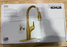 NEW Kohler Safia 24298-2MB Pull Down Kitchen Faucet - Brushed Moderne Brass