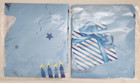 2-Packs Happy 1st Birthday Backdrop Banner 43.5" x 72.8" Blue Newborn