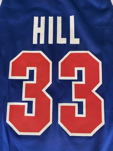 Detroit Pistons Authentic 90’s Orginal Champion Jersey Duke Grant Hill 44/L NWOT - Picture 5 of 11