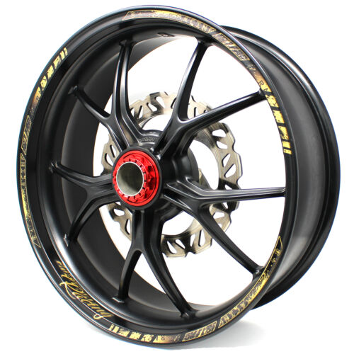 Felgenrandaufkleber GP Racing Gold Metallic MATT Motorrad Aufkleber Auto MR003