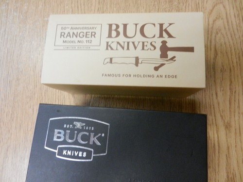 NIB 2022 Buck 112 Ranger Tribute Knife 1/1000 Limited Edition Micarta Handles - Picture 2 of 11