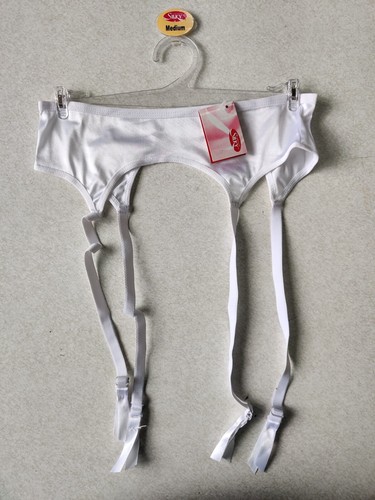 Satin Hosenträgergurte, Farbe rot oder weiß, verschiedene Größen - Bild 3 von 9