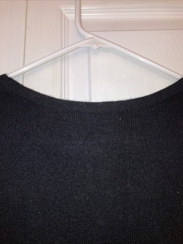 OLD NAVY 100% CASHMERE BLACK SWEATER PULLOVER NEW W/ TAGS WOMEN'S L/S Size L - Picture 12 of 12