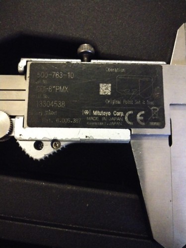 MITUTOYO 500-763-10 PMX  ABSOLUTE DIGITAL / DIGIMETRIC CALIPER 0-8" - Picture 4 of 9