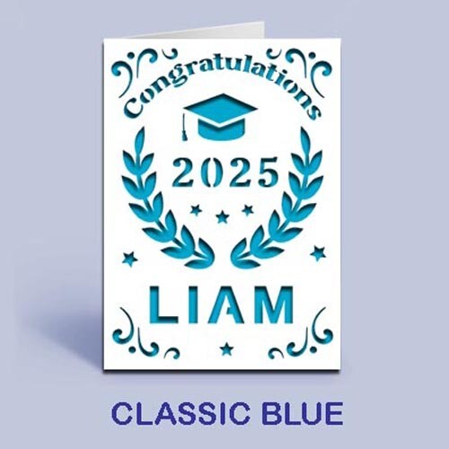Personalized Class of 2025 Graduation Cards - Papercut Greeting Cards (#25204) - Picture 6 of 13