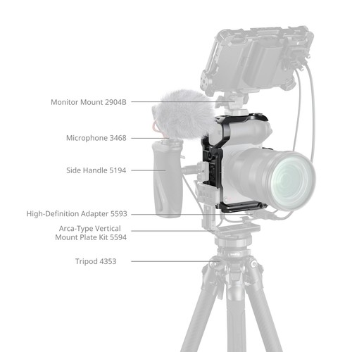 SmallRig FX2 Camera Cage for Sony FX2 with HDMI Cable Clamp 5587 - Bild 9 von 10