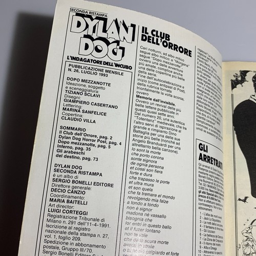 Dylan Dog Comic Nr. 26 "Nach Mitternacht" Bonelli Verlag - Bild 3 von 5