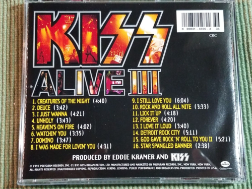 KISS ALIVE III (16 TRACK CD) FREE SHIPPING - Picture 2 of 2