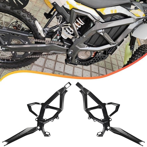 For Sur Ron Ultra Bee 23-2024 Carbon Fiber Frame Guard Fairing Kit Graphics ABS - Picture 3 of 10