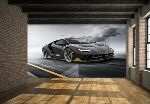 New 3D Sports car Wallpaper Bedroom Living room Wallpaper Wall Mural Background - Picture 13 of 13