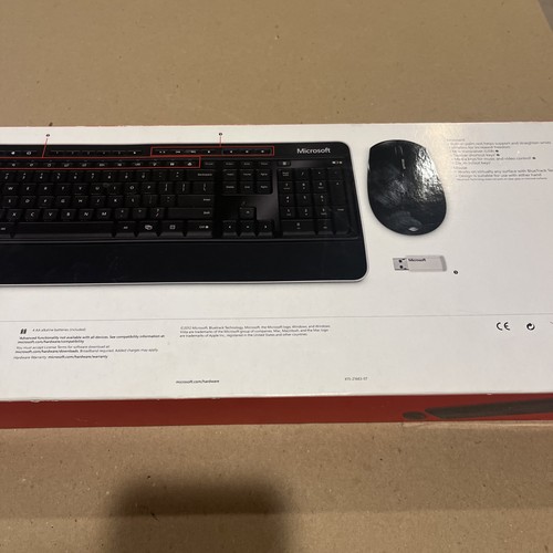 Microsoft Desktop 3000 MFC-00001 Bezprzewodowa klawiatura / Nowa w pudełku zapieczętowana - Zdjęcie 7 z 20