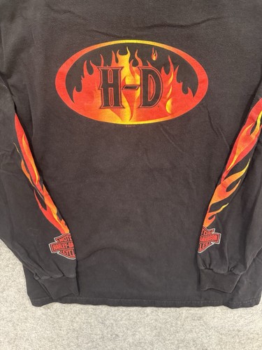 Manicotti antincendio Harley Davidson Flames vintage taglia grande - Foto 5 di 5