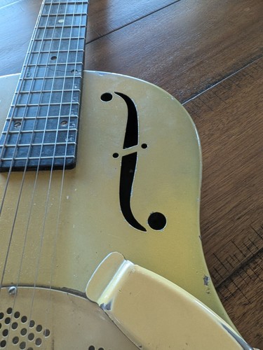 VINTAGE NATIONAL GUITAR TRIOLIAN HAWAIIAN FOR REPAIR & RESTORATION 1929 BAKELITE - Picture 8 of 20