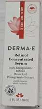 DERMA E Anti-Wrinkle Retinol Serum - Concentrated Skincare Elixir, 1 Fl oz