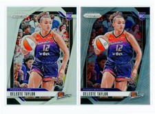 2024 Panini Prizm WNBA - Rookie Base & Silver Prizm #48 Celeste Taylor (RC)