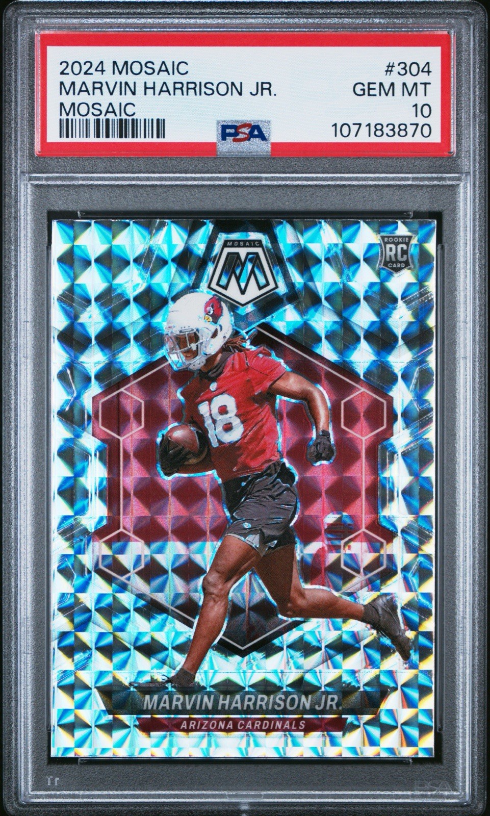 2024 Panini Mosaic - Rookies Marvin Harrison Jr. #304 Mosaic Prizm (RC)