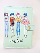 The Paper Studio 52 Agenda "Hey, Girl" Compact Planner Binder Organizer 6~1.0"