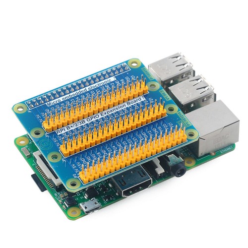 New 3 GPIO Port Multifunction Extended RPI B+/2B/3B+/4B GPIO Expansion PCB Board - Photo 6/7