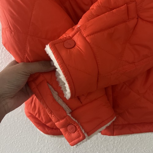 KITH Kids Reversible Ora Sherpa Shacket Jacket XSmall Fall 2024 XS (4/5) Orange - Picture 16 of 22