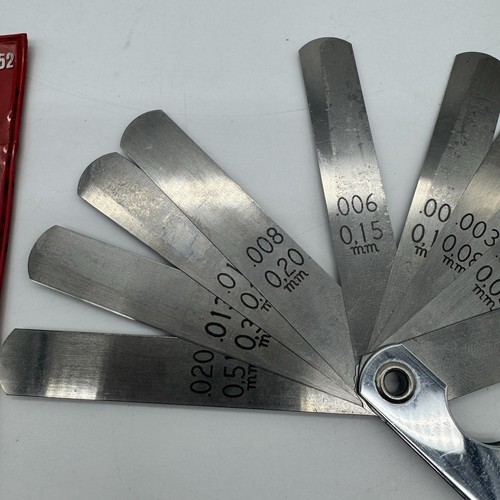 Vtg SEARS Companion Thickness Gauge Decimal Metric Markings 94052 Tool Made USA - Picture 7 of 19