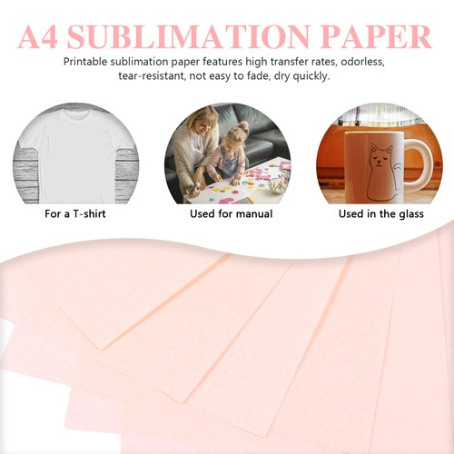 40 Sheets Heat Transfer Papers A4 Thermal Sublimation Paper heat transfer paper - 第 5/12 張圖片