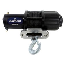 Viper Winches ATV/UTV Midnight 4,500 lbs Winch w 50' Black Synthetic Rope