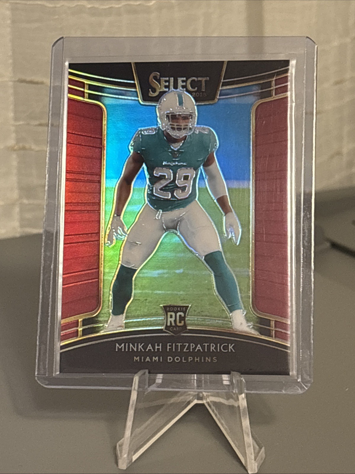 2018 Select #51 Minkah Fitzpatrick ROOKIE Maroon Prizm /99 (RC)