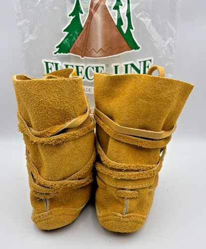 Fleece Line Size 10 Mens Sheepskin Padded Soft Moccasins-Slippers for Indoor Use - Picture 4 of 11