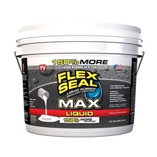 Flex Seal Liquid MAX 2.5 Gal White Rubber Coating – Waterproof & UV Resistant