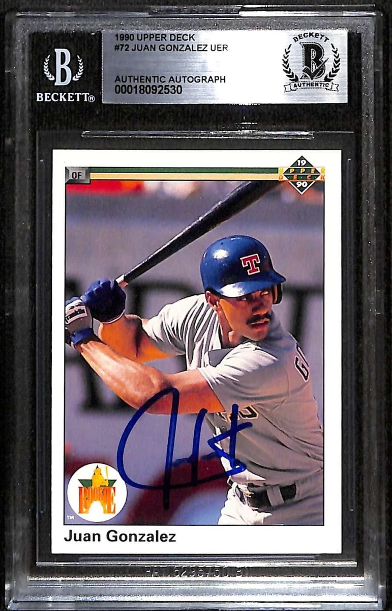Juan Gonzalez Baseball MLB Original Autographed Items for sale | eBay