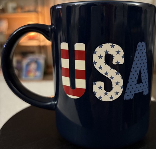 Disney Parks Mickey Mouse rouge blanc et bleu USA tasse café thé cacao patriotique - Photo 2/4