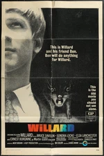 Willard (1971) Original Movie Poster Folded 27x41