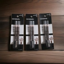 3-Covergirl Easy Breezy Brow Fill + Define Pencils+Sharpener #510 Soft Brown