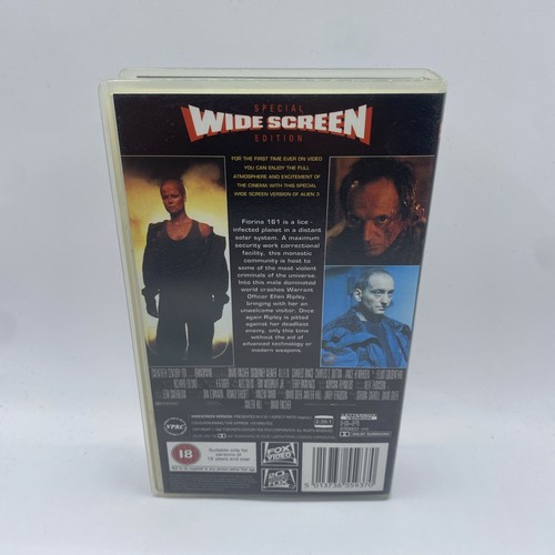 ALIEN 3 (1992) - VHS Video - SPECIAL EDITION - WIDESCREEN Version - UK / PAL. - Picture 2 of 8