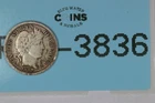 1908 10C LIBERTY HEAD BARBER SILVER DIME Early US TYPE RAW-3836