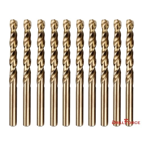 10PCS 1/16" Cobalt Drill Bit Set M35 HSS Jobber Length Twist Drill Bits Tools
