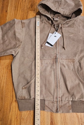 Nike Life Men’s Medium Full-Zip Unlined Jacket Hemp FZ6575-200 - Picture 6 of 10