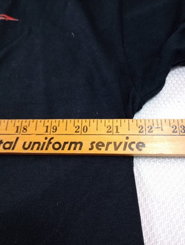 Vintage OP Ocean Pacific schwarzes T-Shirt Gr. L Kurzarm 90er vorne und hinten Logo - Bild 11 von 13