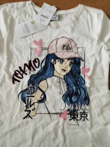 Tokio Langarm Shirt Gr. 146 152 Neu - Bild 2 von 3