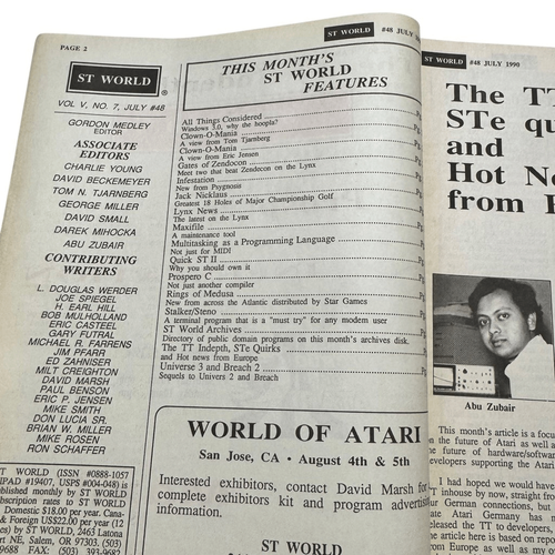 ST World Magazine Atari ST/ Volume V, No. 7, Issue #48 July 1990 - Imagen 3 de 3
